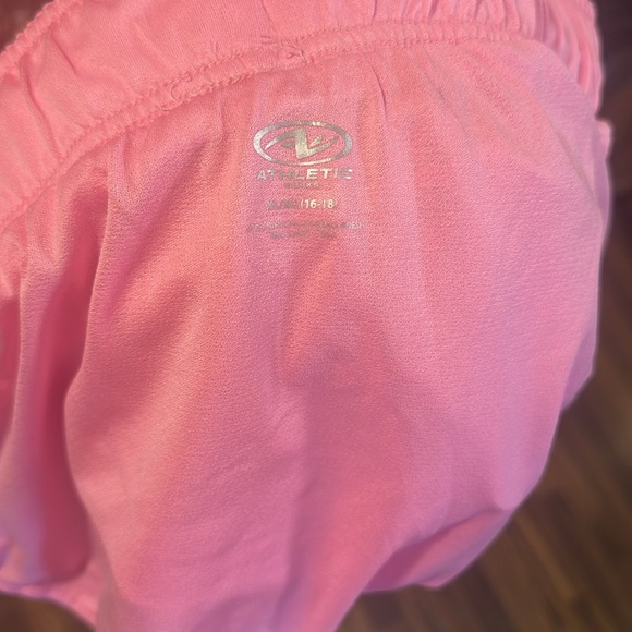 Athletic Works Shorts Lined Light Pink Pull On  Shorts Womens Size 16-18 - Picture 6 of 12